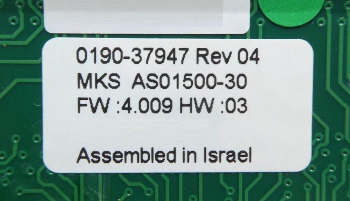 Used MKS Instruments AS01500-30 Interlock Module PCB CDN497R AMAT 0190-37947 Working