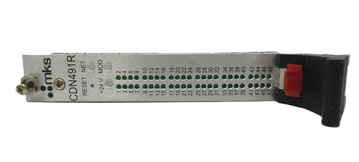 Used MKS Instruments AS01491-AB-1 DeviceNet PCB Card CDN491R AMAT 0190-27072 Lot of 3