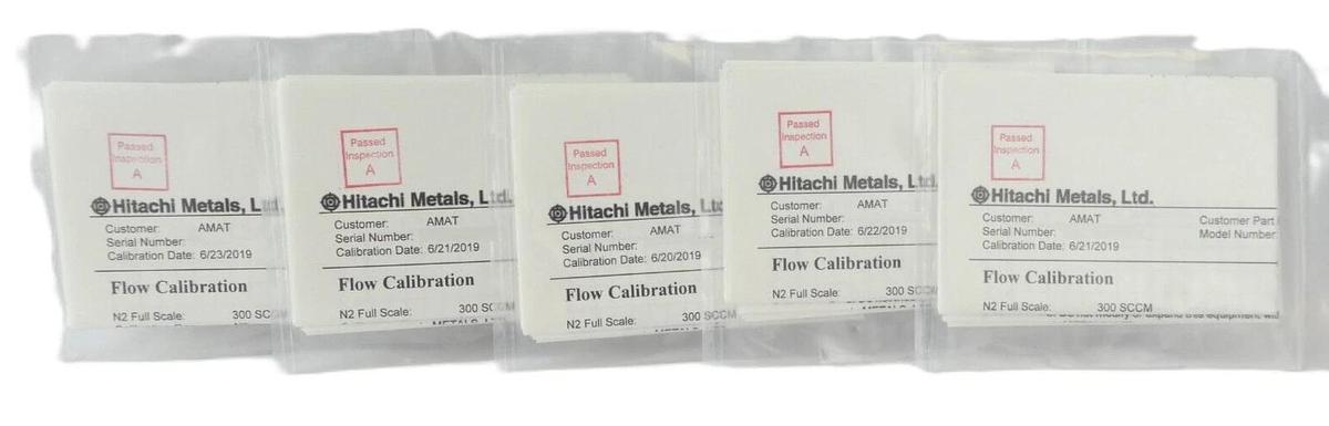 Aera FCPI980CBAXDIDJAA Mass Flow Controller MFC AMAT 0190-34213 Lot of 5 New