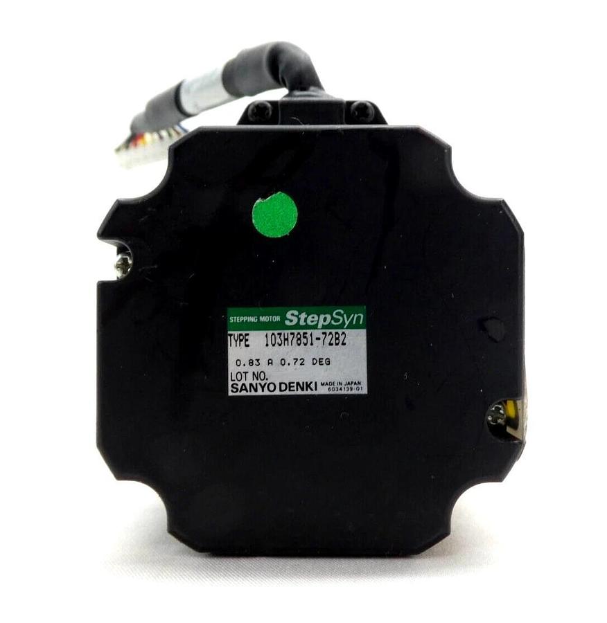 Used Sanyo Denki Stepping Servo Motor 103H7851-72B2 PM565DXC20A01 Lot of 6 Working