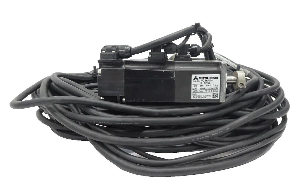 Used Mitsubishi Electric HF-KP Servo Motor HF-KP13 HF-KP053B HF-KP23 Lot of 7 Working