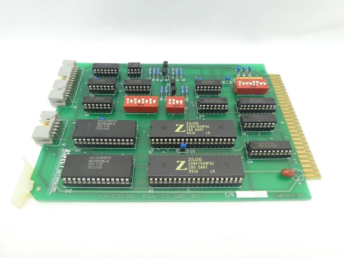 Used Aspect Systems A210-0392-000 Serial I/O PCB Card Lam 810-000392-001 Working