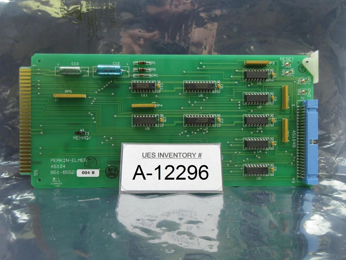 Used Perkin-Elmer 851-8552-004 Processor PCB Card Rev. B SVG ASML 90S Used Working