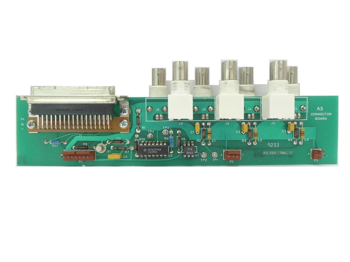 Used PMT Plasma Materials Technology AW 298 Connector PCB A3 Rev. C Working Surplus