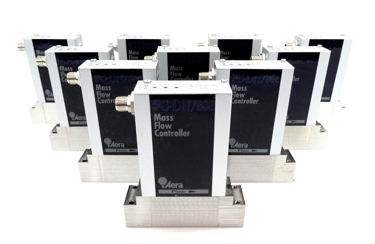 Used Aera FC-DN780CBA Mass Flow Controller MFC 1 SLM 3 SLM Ar Lot of 10 Working