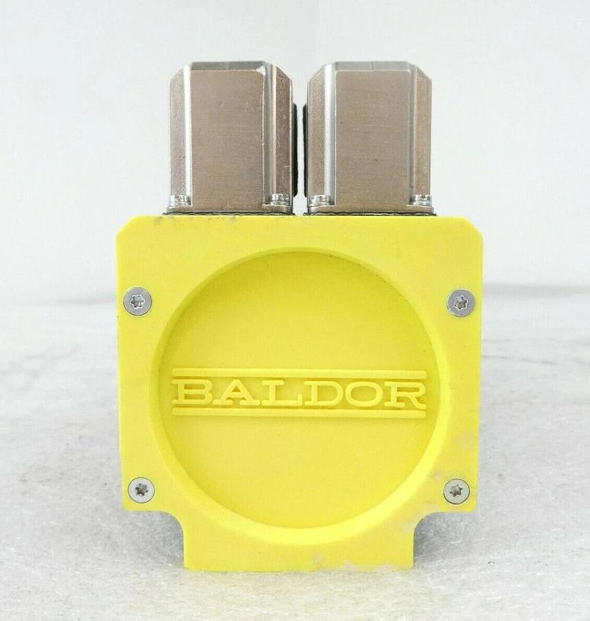 Used Baldor BS/M63A-175BA 709 Brushless AC ServoMotor S1P01W05 BSM63A-175BA Working