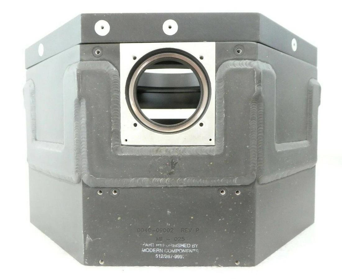 Used AMAT Applied Materials 0040-09002 Etch Chamber Body and Base Set of 2 Working