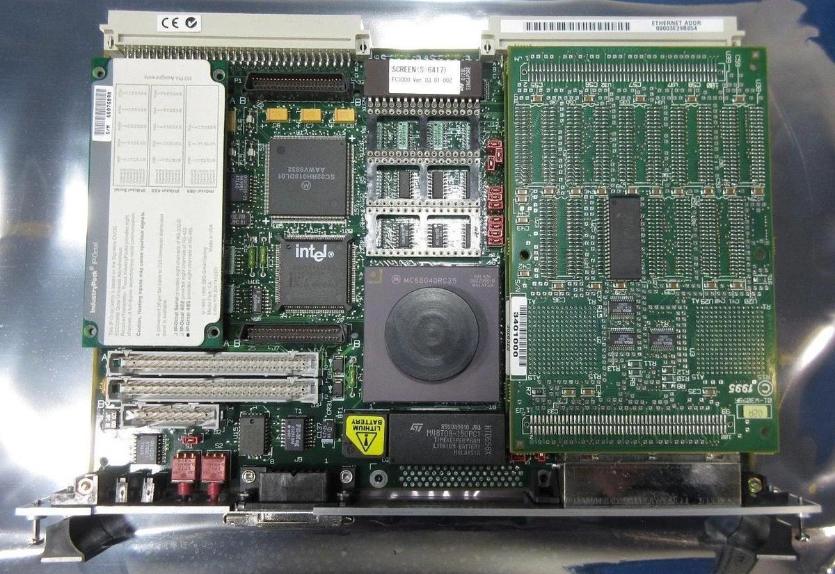 Used Motorola 01-W3866B 54B Embedded Controller VME PCB Card MVME 162-262 DNS Working
