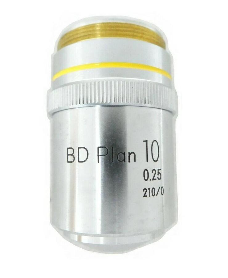 Used Nikon Precision BD Plan 10 0.25 Microscope Objective 210/0 Working Surplus