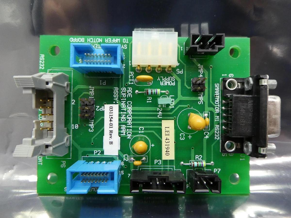 Used ADE Corporation 031154-01 Supinating Arm Board PCB 031153-01 Used Working