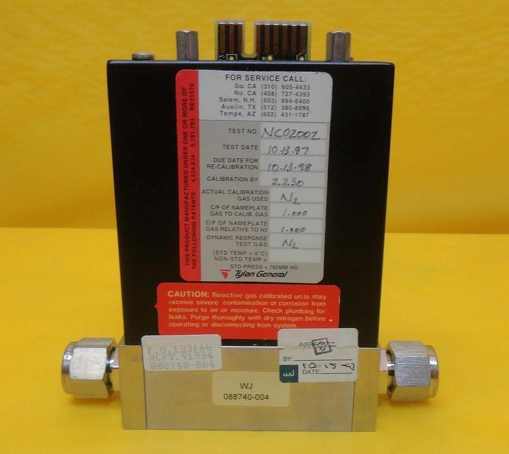 Used Tylan FC-2960MEP5 Mass Flow Controller MFC 2900 Series 10 SLPM N2 Used Working