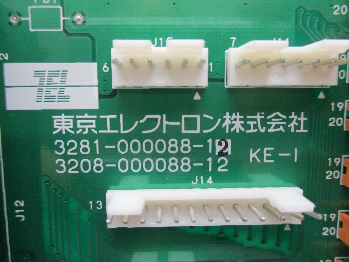 Used TEL Tokyo Electron 3281-000088-12 Y Interconnect 2 PCB 3208-000088-12 P-8 Used