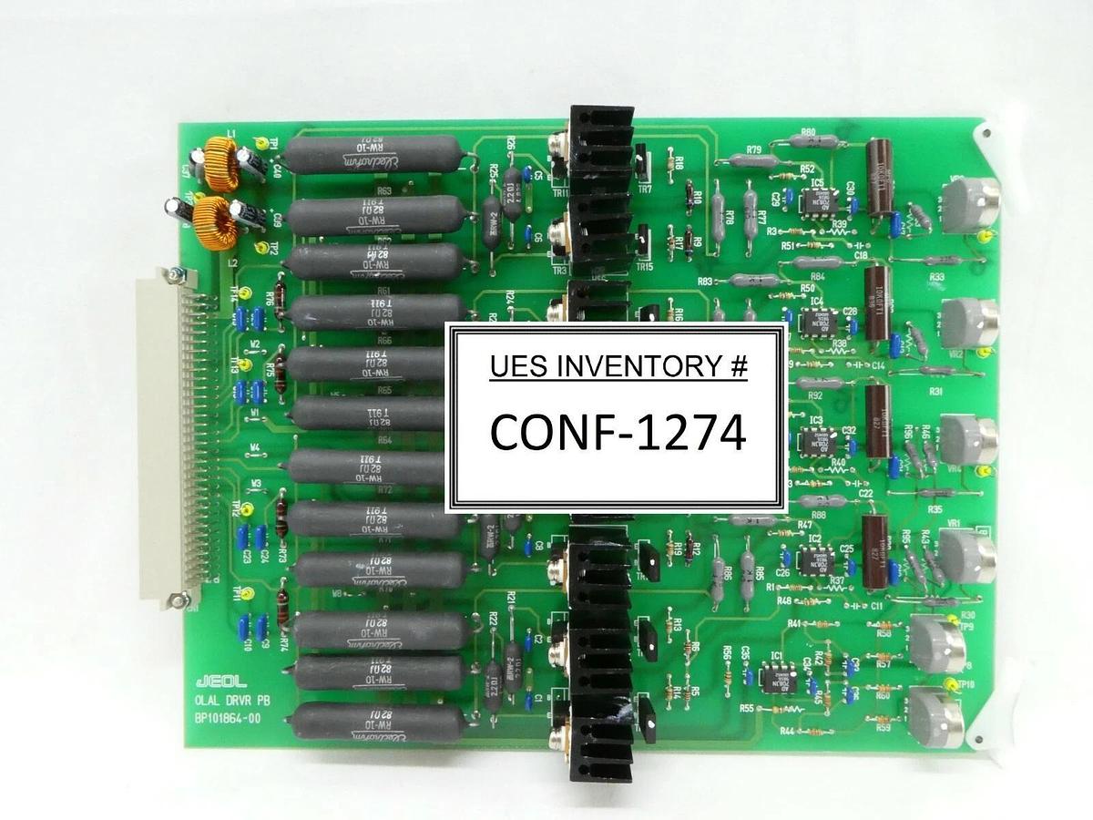 Used JEOL BP101864-00 Driver PCB Card OLAL DRVR PB JWS-2000 SEM Working Spare