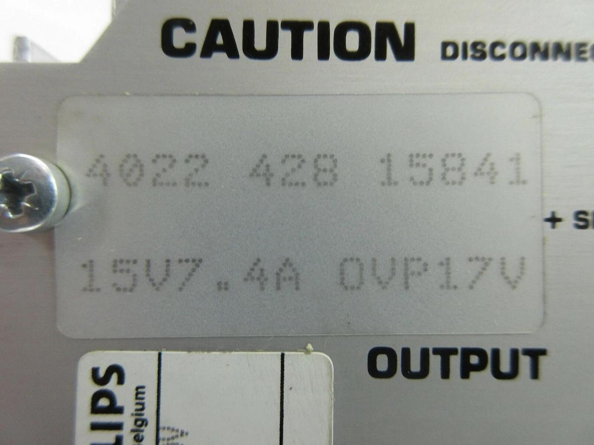 Used Philips 9415 012 61315 K Power Supply PCB Card ASML 4022.428.15841 PAS Used
