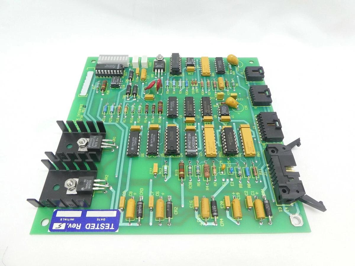 Used Varian Semiconductor VSEA D-E15000710 Load Lock Interface PCB Rev. 5 Working