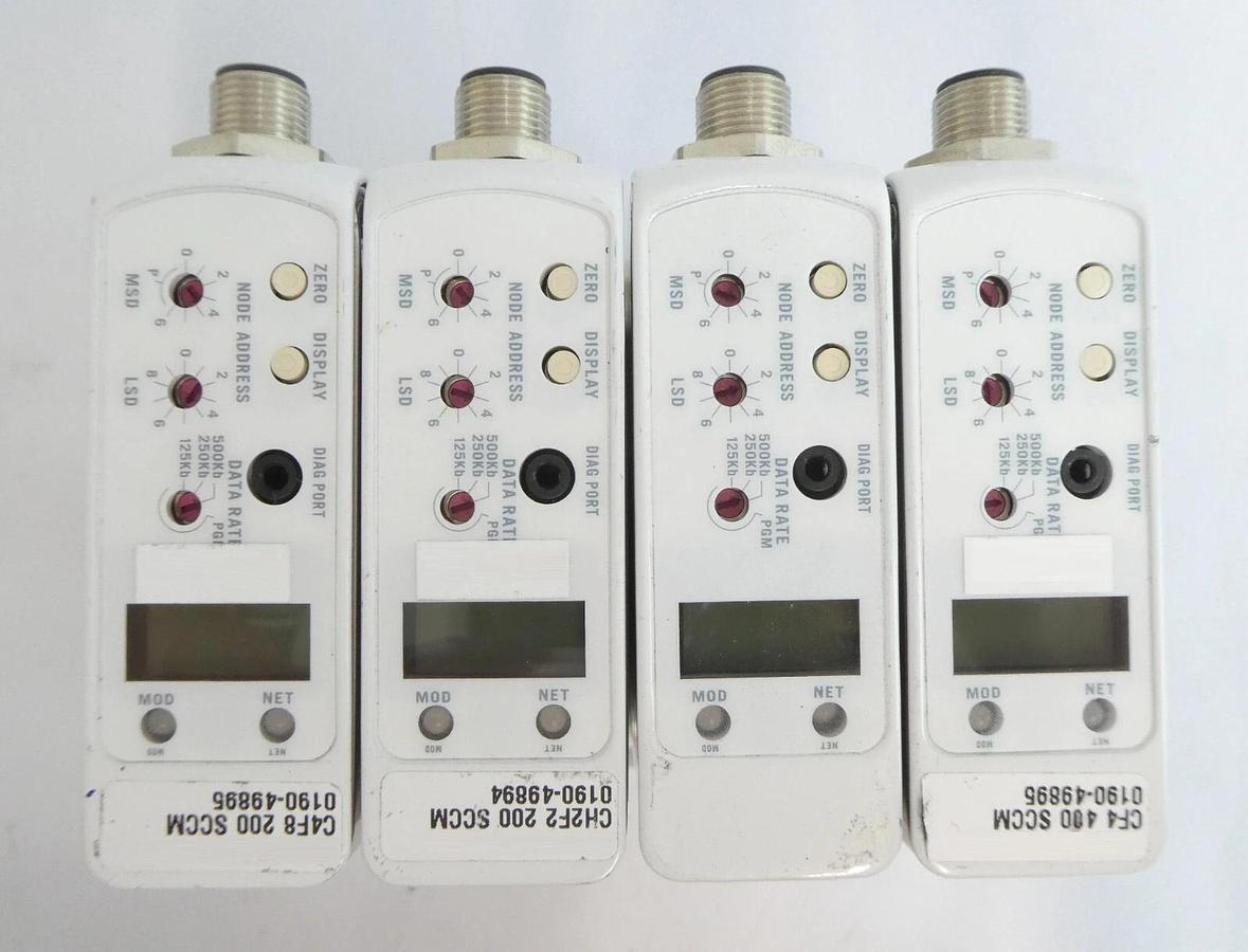 Used Brooks Instrument GF125C Mass Flow Controller MFC GF125CXXC Lot of 13 Working