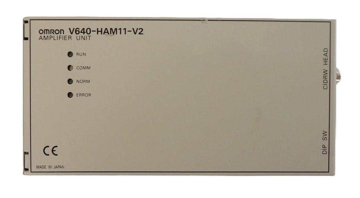 Used Omron V640-HAM11-V2 Amplifier Unit Assembly V640 Series Working Spare