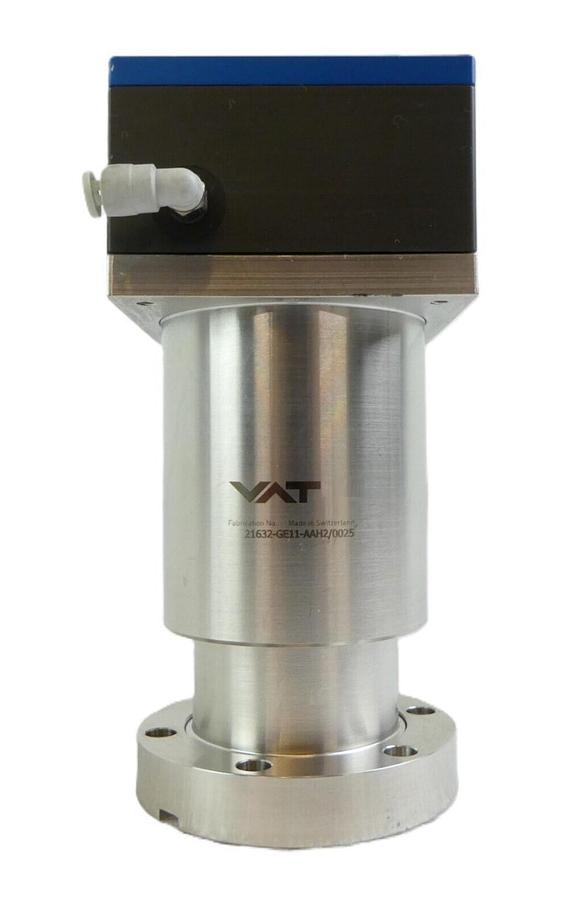 Used VAT 21632-GE11-AAH2 High Vacuum Pneumatic Angle Valve AMAT 3870-06500 Working