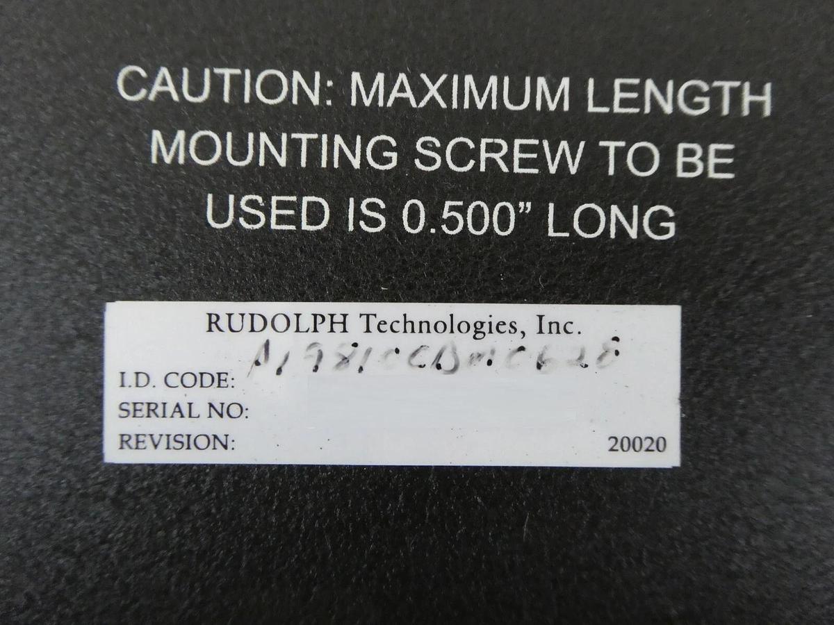 Used Rudolph Technologies P1981QCBM0628 Laser System Operator Interface Panel Surplus