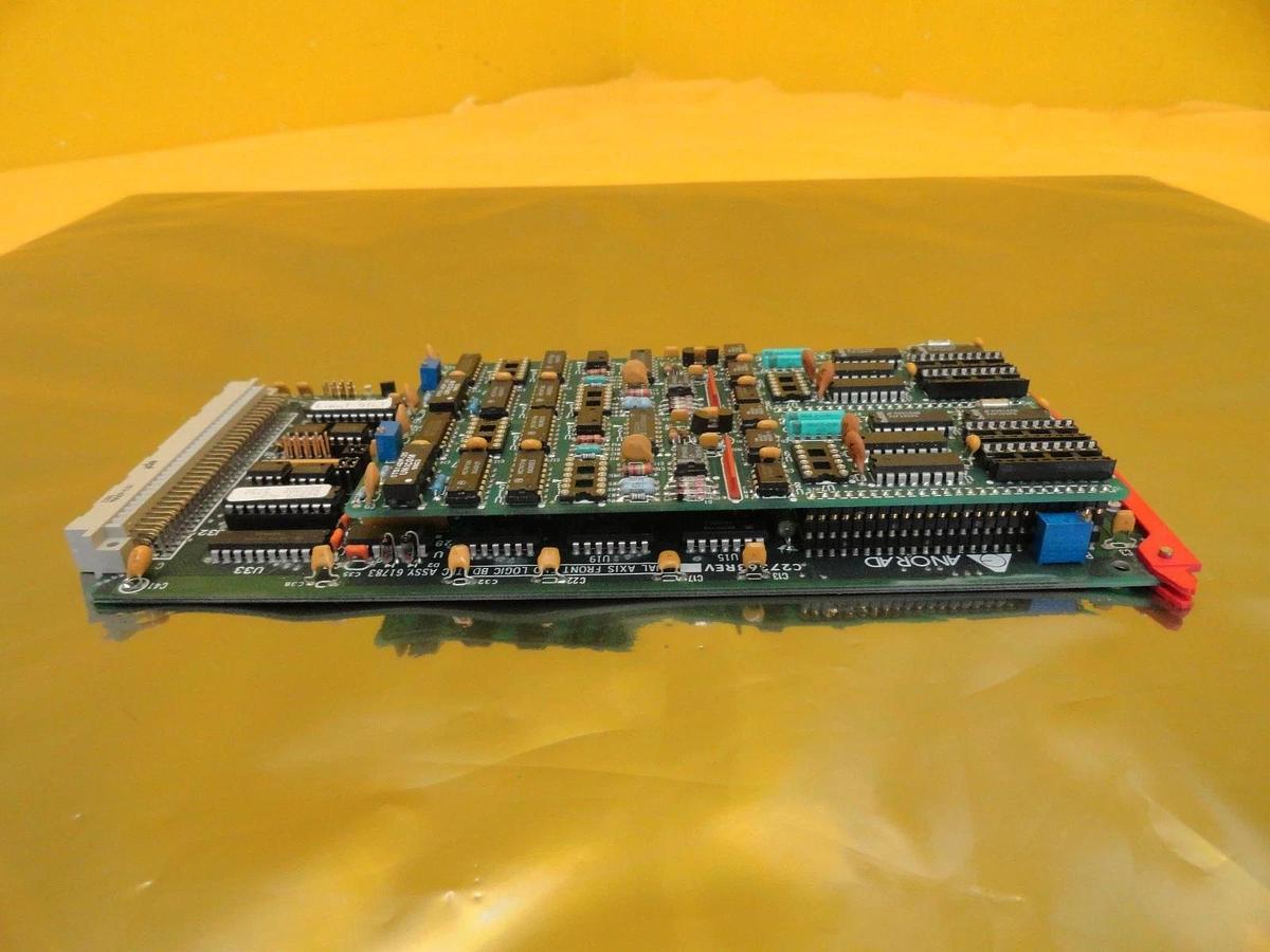 Used Anorad C27363 Dual Axis Front End Logic PCB Card B27843 AMAT Orbot WF 720 Used