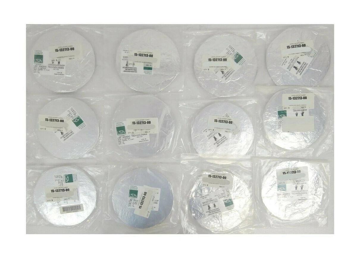 Refurbished Novellus 15-132713-00 200mm Titanium Ti PEC Wafer Notch Lot of 12 Refurbished