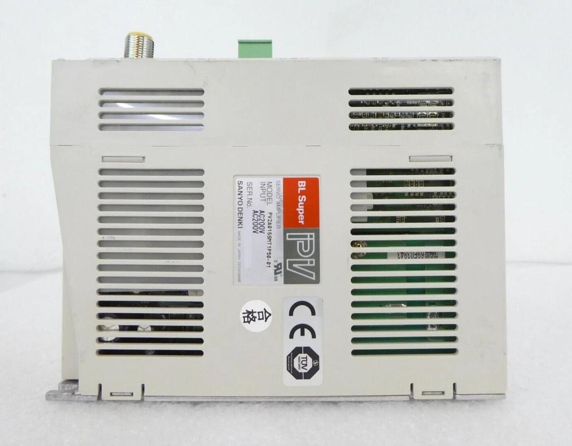 Used Sanyo Denki PV2A015SMT1P50 Servo Driver Super PV AMAT 0190-12138 Working