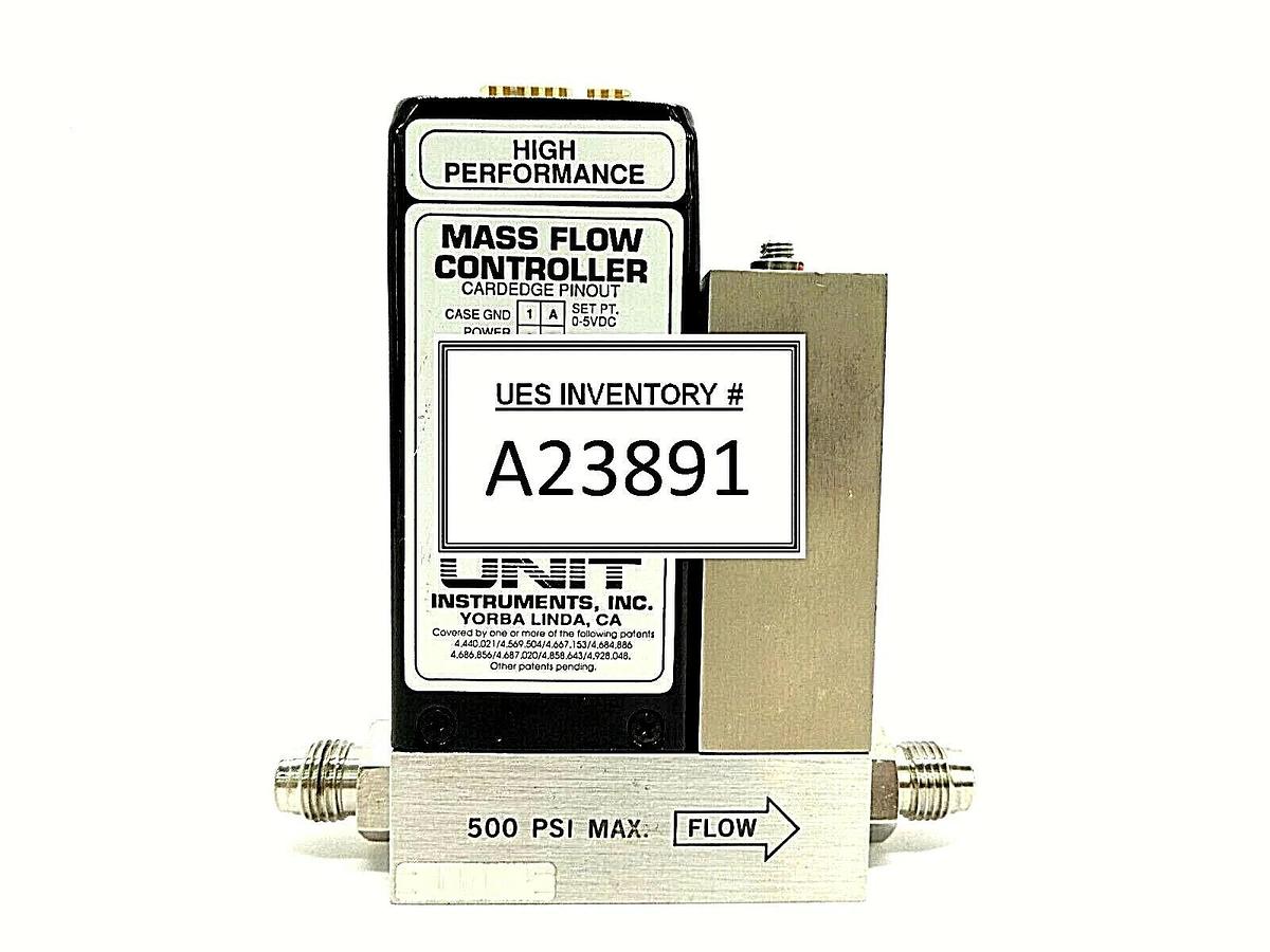 Used UNIT Instruments 1200-101288 Mass Flow Controller MFC UFC-1200A 100 SCCM SiCl4