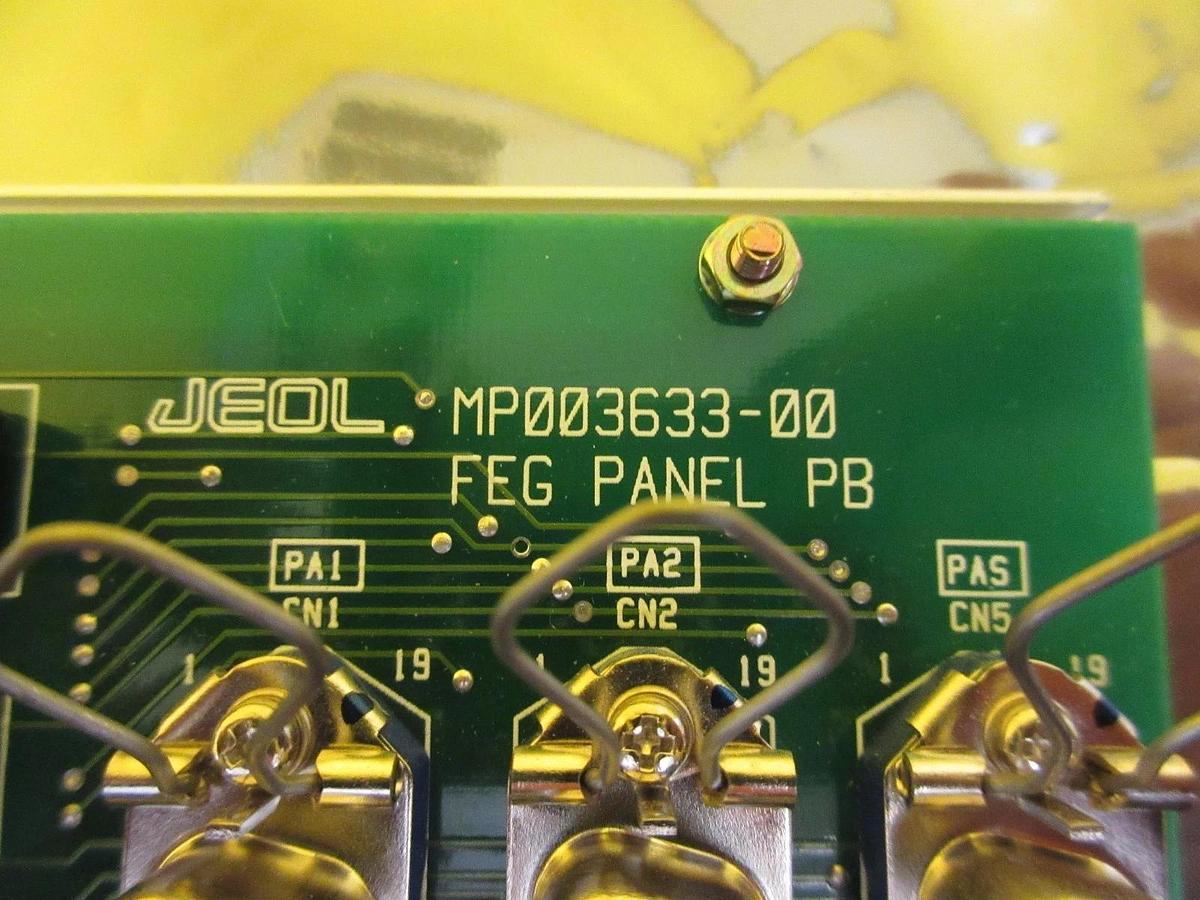 Used JEOL MP003633-00 FEG PANEL PB Board Assembly PCB JEM-2010F Used Working