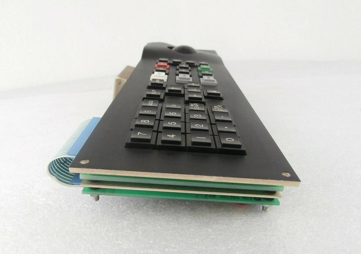 Used Tencor Instruments Keypad and Track Ball Panel Assembly Surfscan 7000 Working
