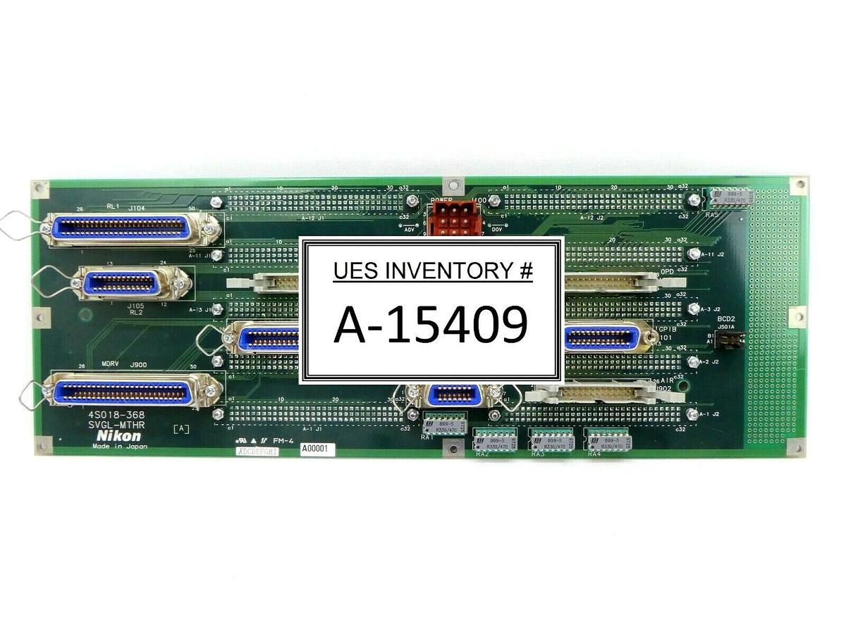 Used Nikon 4S018-368 SVGL-MTHR Backplane PCB NSR System Working Spare
