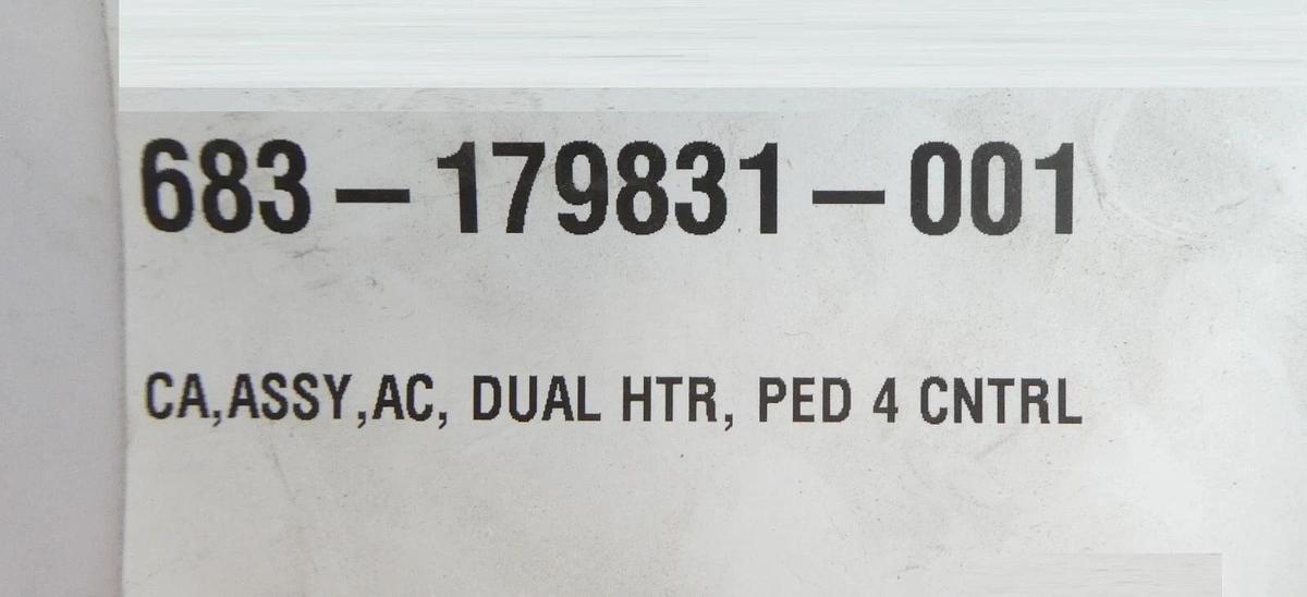 Used Lam Research 683-179831-001 Dual Heater Pedestal Control Cable Working Surplus
