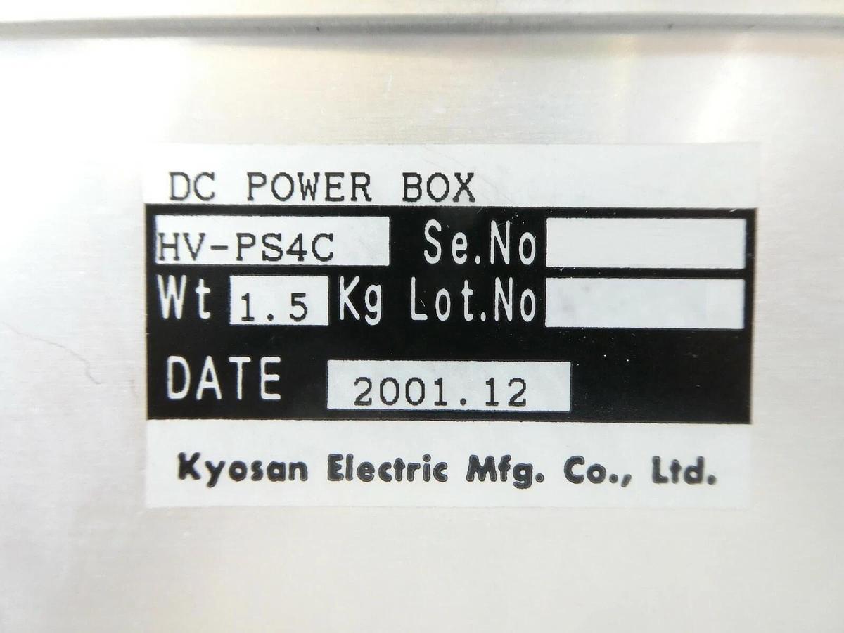 Used Kyosan Electric HV-PS4C HV Power Module TEL Tokyo Electron Working Surplus