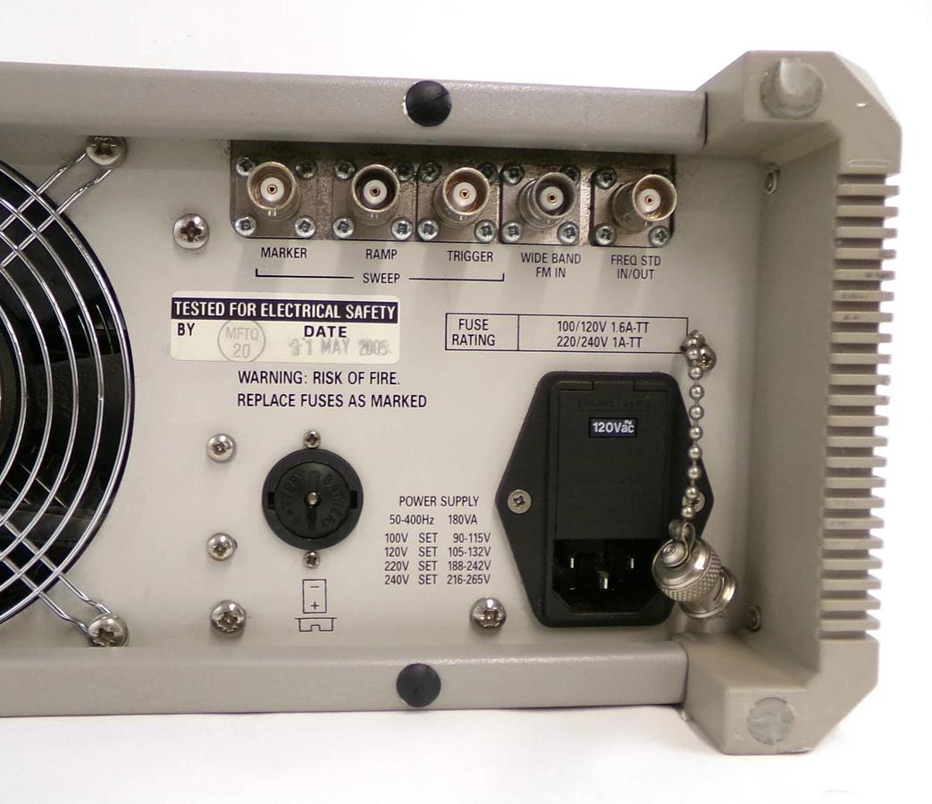Used IFR 2040 10khz-1.35Ghz Low Noise Signal Generator Ver. 9.15 Error 26 Untested