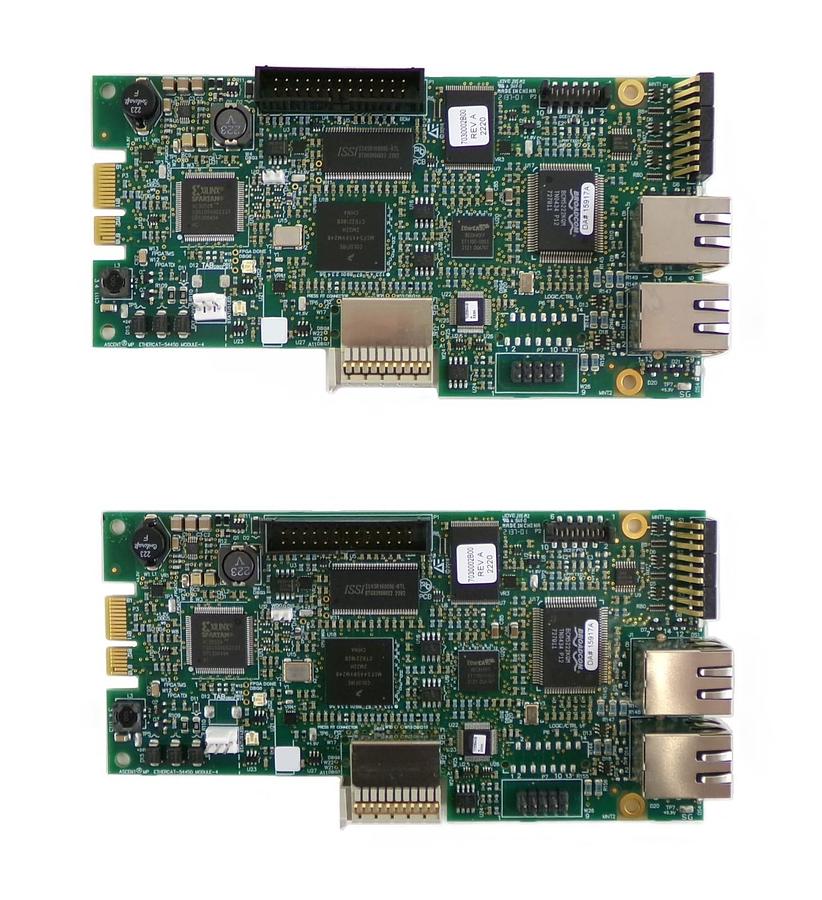 Used AE Advanced Energy 33070200-02 EtherCat-54450 Module-4 PCB 23070130-A Lot of 2