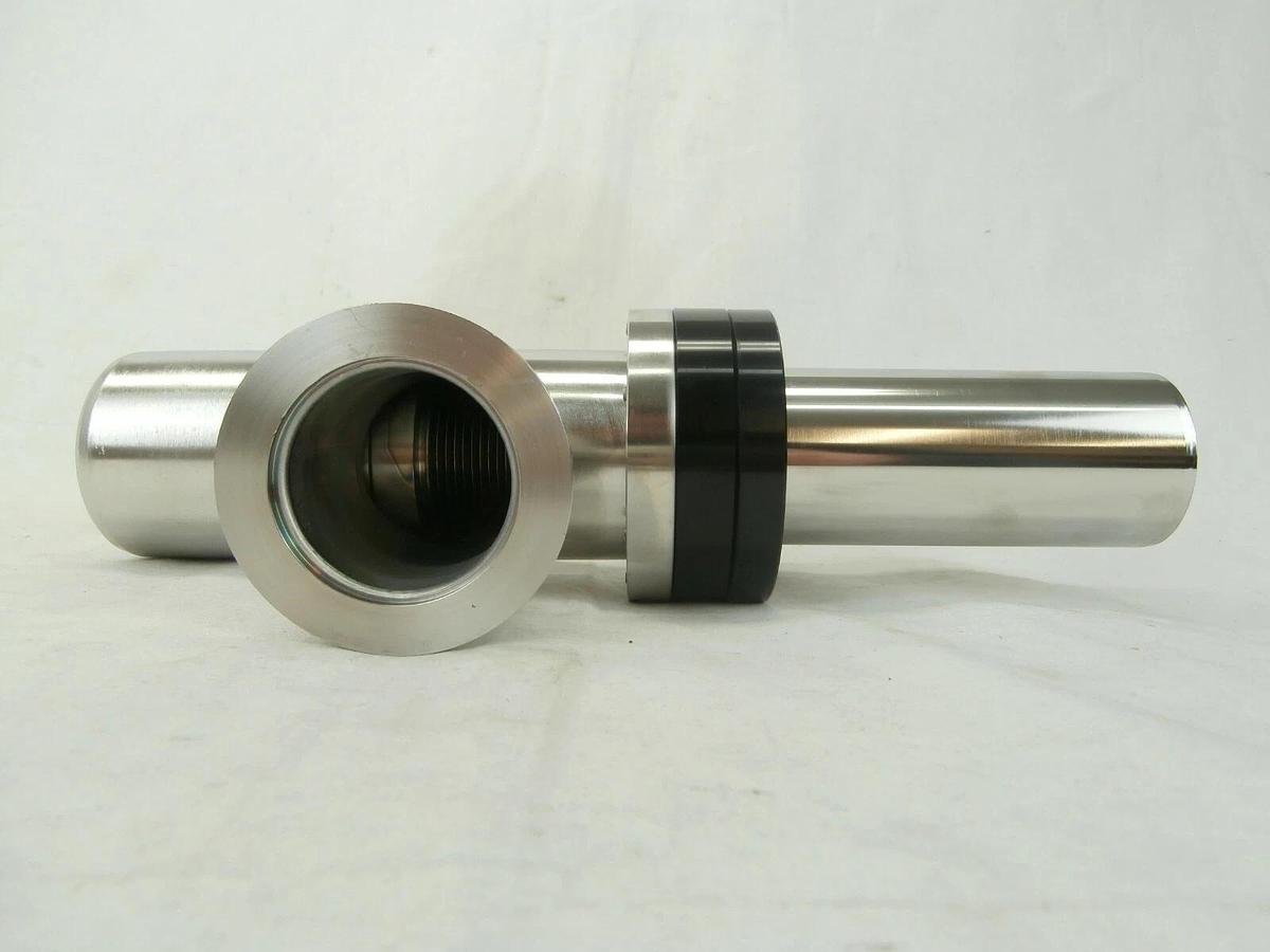 Used Nor-Cal Products 93-01764 Pneumatic Angle In-Line NW50 Used Working