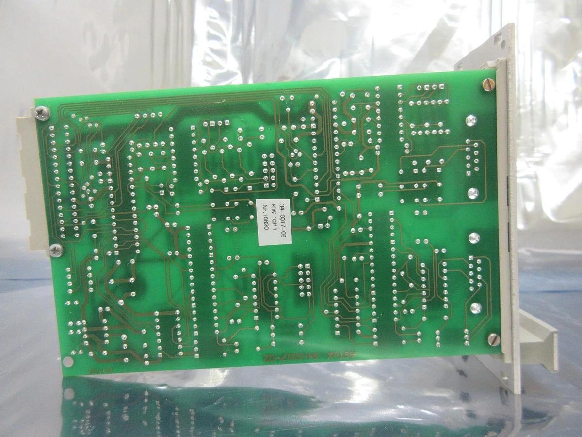 Used ASTeX 34-0017-02 Liquid Chemical I/O Smart Controller PCB Card MKS Working