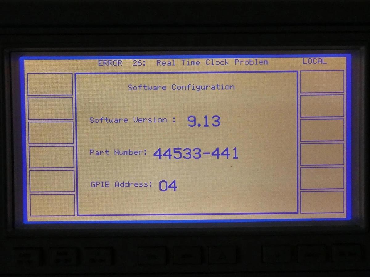 Used IFR 2040 10khz-1.35Ghz Low Noise Signal Generator Ver. 9.15 Error 26 Untested