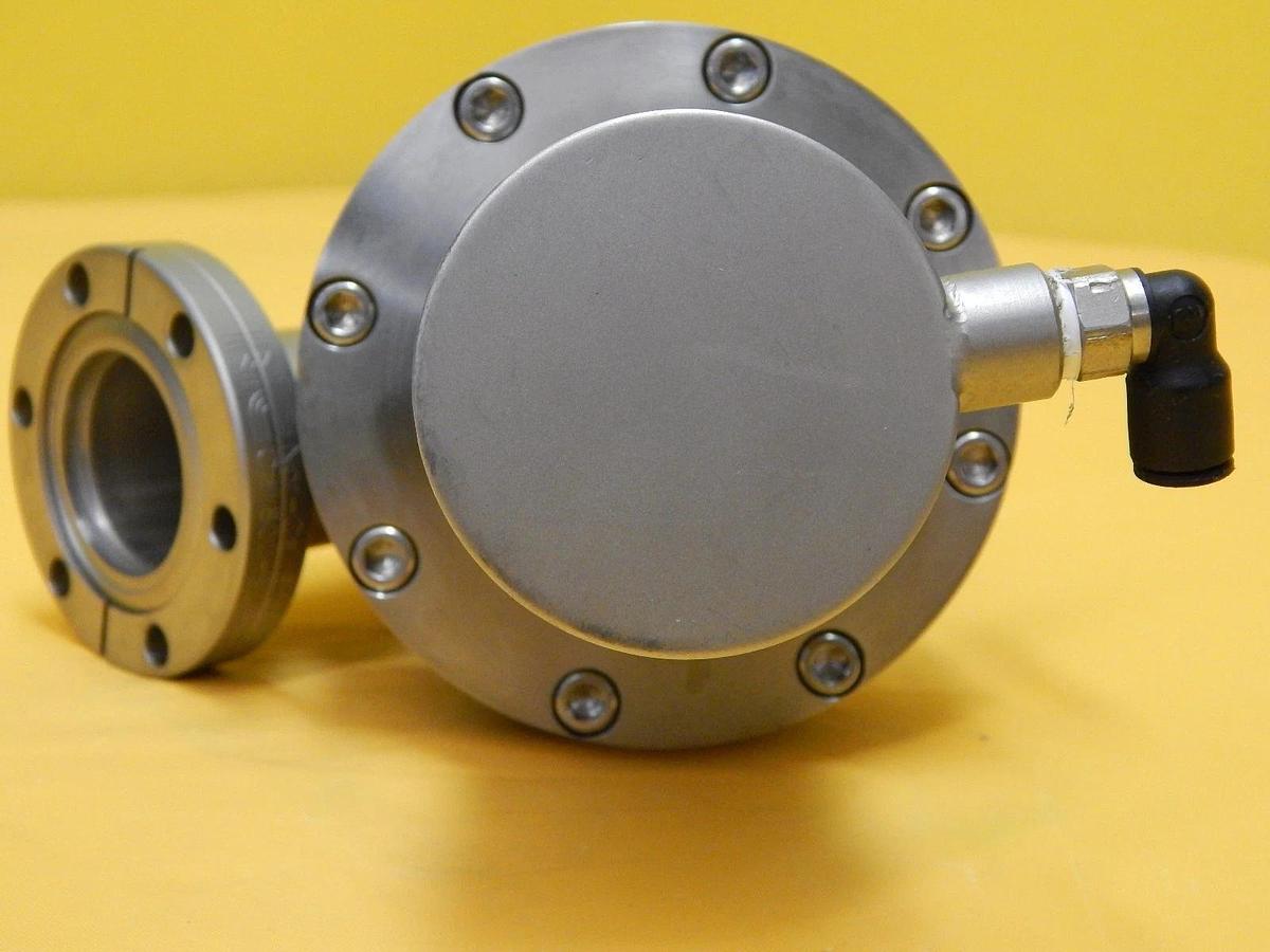 Used Nor-Cal Products CSTVP-1502-CF-S12 Pneumatic Straight-Through Poppet Valve Used