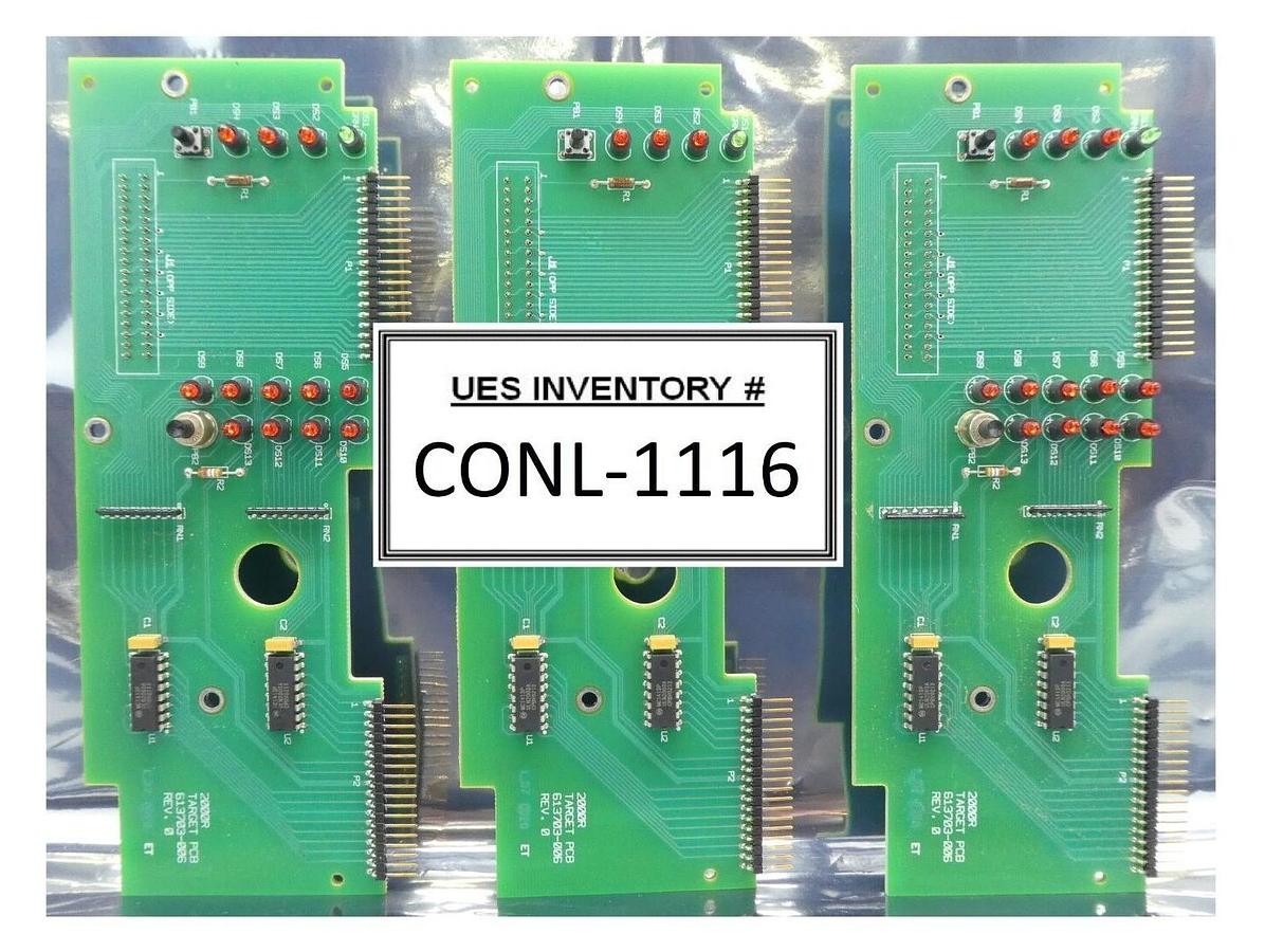 Used ABB 613703-006 Target Interface Board PCB DPU 2000R REF 544 Lot of 3 Working