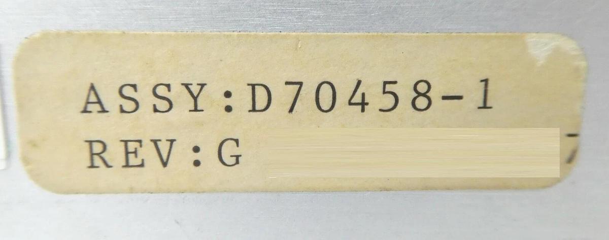 Used Varian Ion Implant Systems D70458-1 Dose Processor VSEA D704581 Working Surplus