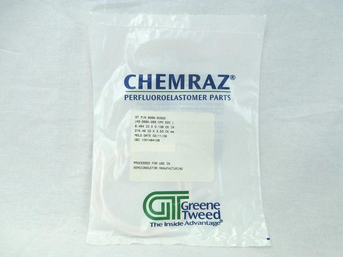 Greene Tweed 9268-SC520 Chemraz O-Ring AS-568A-268 CPD 520 New Surplus