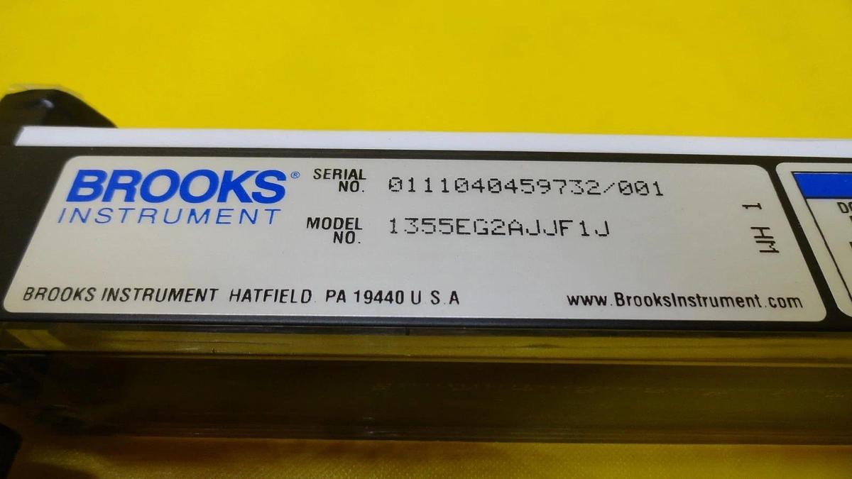 Brooks Instrument 1355EG2AJJF1J Low FLow Glass Tube Flow Meter SHO-RATE New