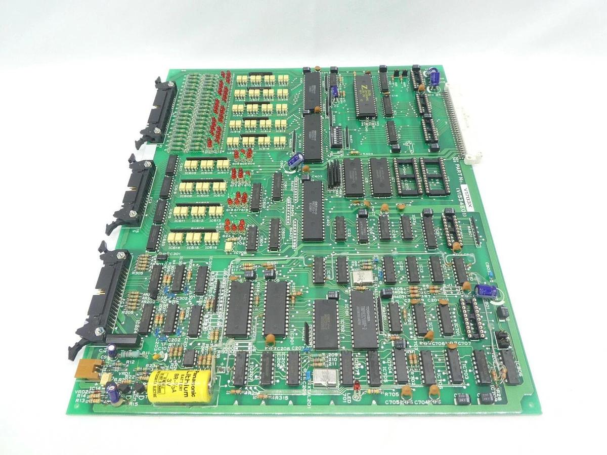 Used Varian Semiconductor VSEA V1703X Autosequencer CPU PCB V1534E01 W/ EPROMs Spare