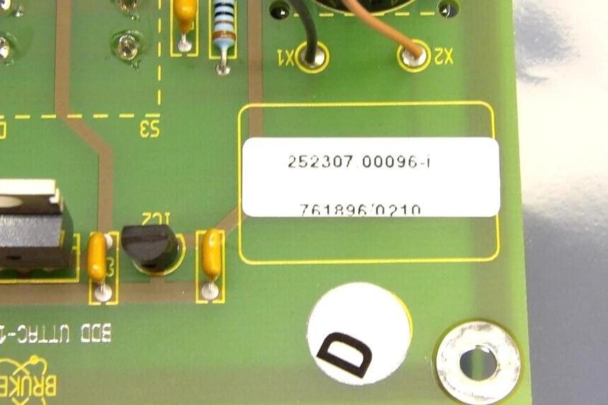 Used Bruker 252307.00096 Operation Key Switch Relay PCB UTTAC-1A UltrafleXtreme Spare