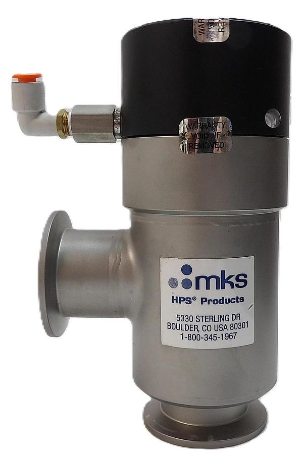 Used MKS Instruments 100018122 Pneumatic Isolation Angle Valve Lot of 3 Working