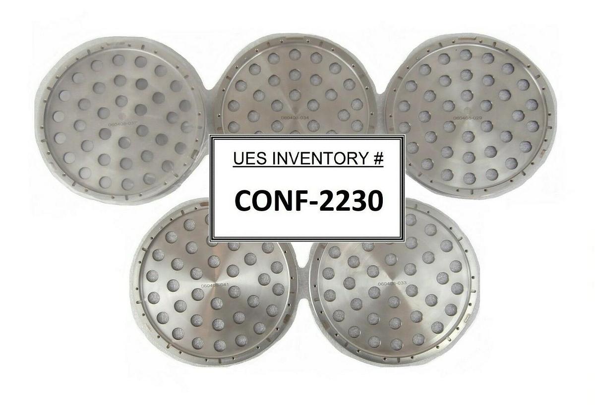 Refurbished SPM 90122-1 Perforated Plate MRA 8" Lot of 5 AMAT Applied Materials Refurbished