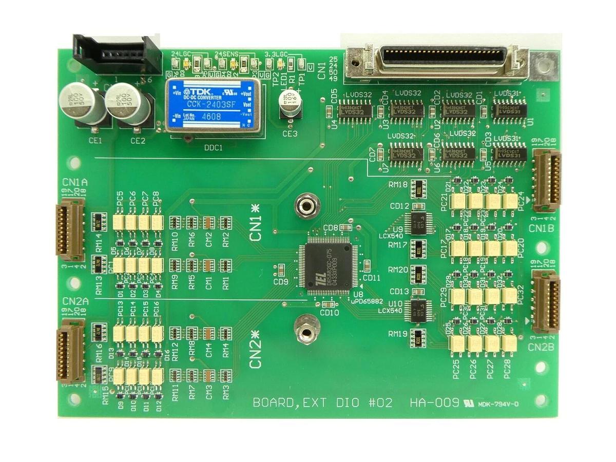 Used TEL Tokyo Electron HA-009 Digital I/O PCB EXT DIO #02 PHA-009-0 Lithius Working