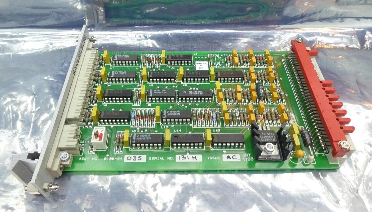Used AMAT Applied Materials 0100-94035 Orienter Interlock PCB Card Working Surplus