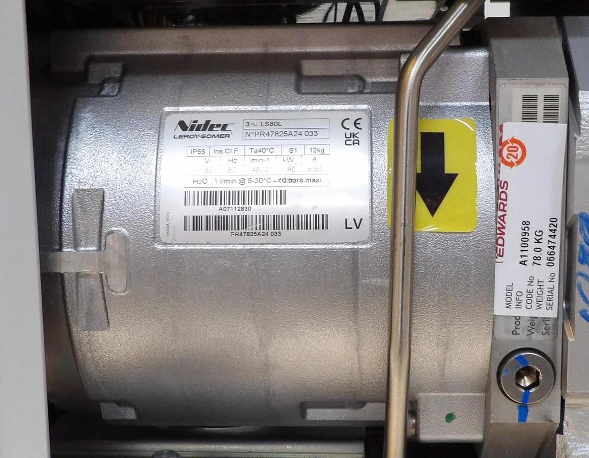 Refurbished iGX100M Edwards NR5158000XS Vacuum Dry Pump IGX100M SS Manufacturer Refurbished