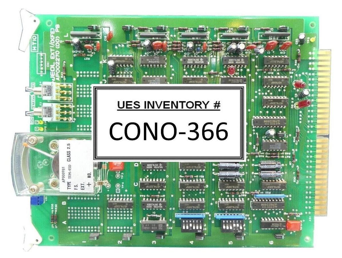 Used JEOL AP002270(00) I/O PCB Card EXT I/O(FE) JSM-6300F SEM Working Surplus